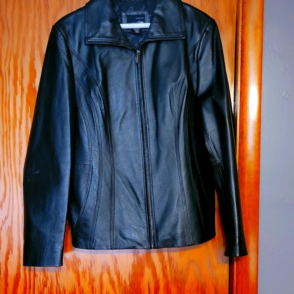 New without tags leather coat